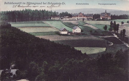 1907, Bethlehemstift im Hüttengrund bei Hohenstein-Er.