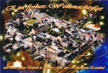 Ein frohes Weihnachtsfest und einen guten Rutsch ins neue Jahr aus Hohenstein-Ernstthal