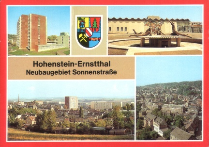 1983, Hohenstein-Ernstthal, Neubaugebiet Sonnenstraße