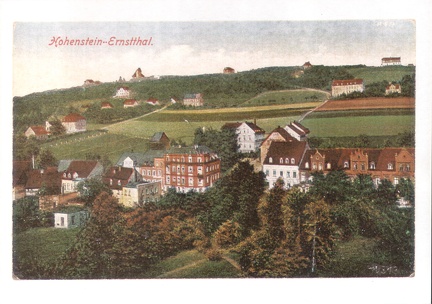 Reproduktion einer Ansichtskarte aus 1930, Hohenstein-Ernstthal