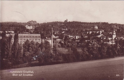1925, Hohenstein-Ernstthal, Blick auf Ernstthal