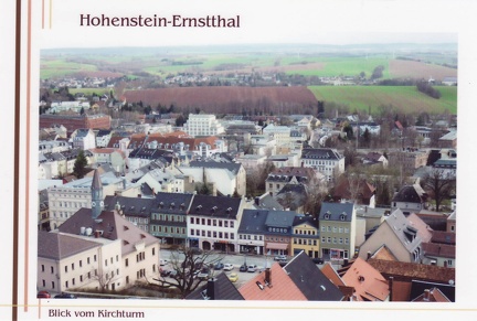 2011, Hohenstein-Ernstthal, Blick vom Kirchturm