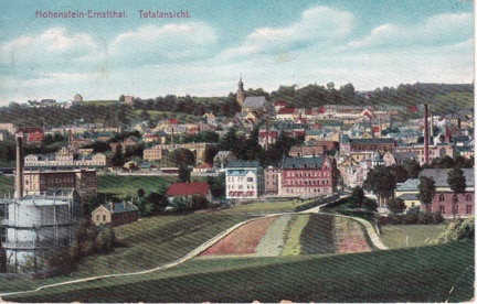 1914, Hohenstein-Ernstthal, Totalansicht