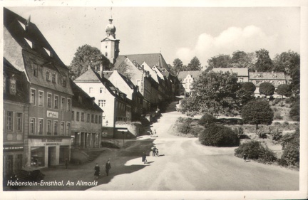 1956, Hohenstein-Ernstthal, Am Altmarkt