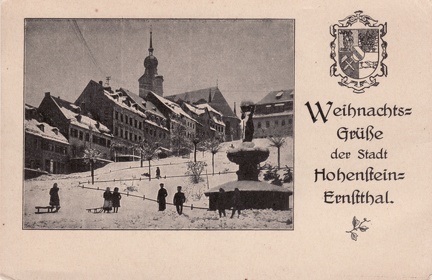 1905, Weihnachts-Grüße der Stadt Hohenstein-Ernstthal