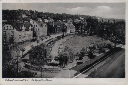 1940, Hohenstein-Ernstthal, Adolf-Hitler-Platz