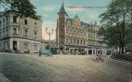 1914, Hohenstein-Ernstthal, Teichplatz