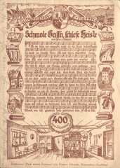1938, "Schmole Gassn, schiefe Heisle" von Franz Askani