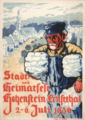 1938, Stadt- und Heimatfest Hohenstein-Ernstthal, 2.-6. Juli 1938