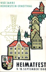1960, 450 Jahre Hohenstein-Ernstthal, Heimatfest 9.-18. September 1960