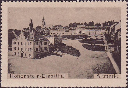 1920, Hohenstein-Ernstthal, Altmarkt