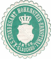 1910, K. S. Standesamt Hohenstein-Ernstthal, Amtsh. Glauchau