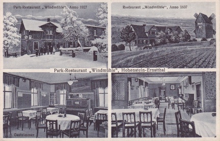1920, Park-Restaurant "Windmühle", Hohenstein-Ernstthal