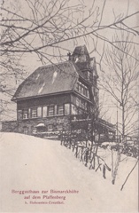 1944, Berggasthaus zur Bismarckhöhe auf dem Pfaffenberg b. Hohenstein-Ernstthal