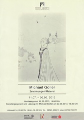 2013, Michael Goller, Zeichnungen/Malerei