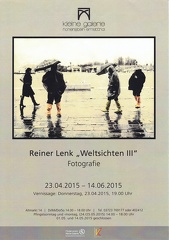 2015, Reiner Lenk "Weltsichten III"