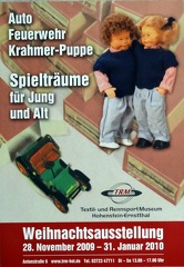 2010, Auto, Feuerwehr, Krahmer-Puppe - Spielträume für Jung und Alt