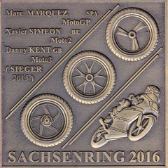 2016, Sachsenring, korrigierte Prägung