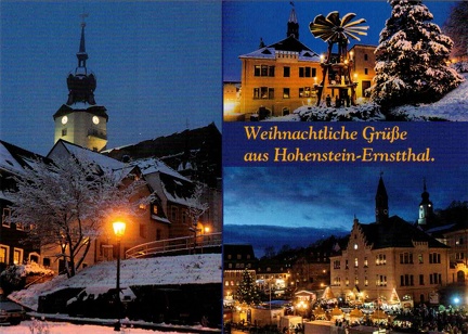 2020, Weihnachtliche Grüße aus Hohenstein-Ernstthal