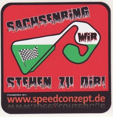 2011, Sachsenring, wir stehen zu dir!
