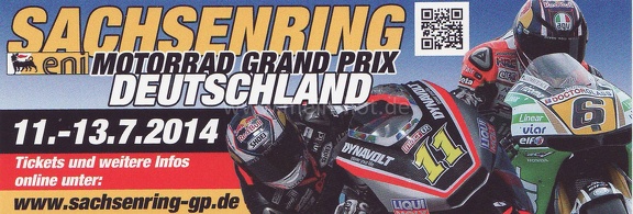 2014, Sachsenring Motorrad Grand Prix Deutschland