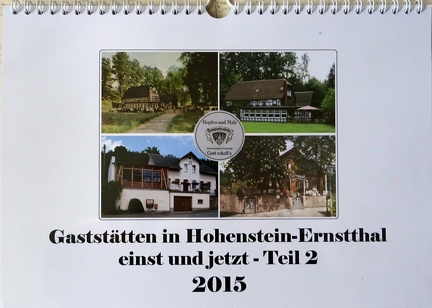 2015 Gaststätten in Hohenstein-Ernstthal einst und jetzt - Teil 2