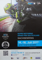 2017 GoPro Motorrad Grand Prix Deutschland, mit altem (verschobenem) Datum