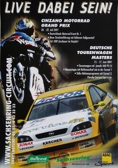 2001 Cinzano Motorrad Grand Prix und Deutsche Tourenwagen Masters