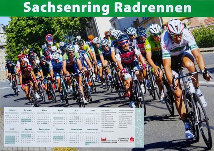 2018 Sachsenring Radrennen, Kalender