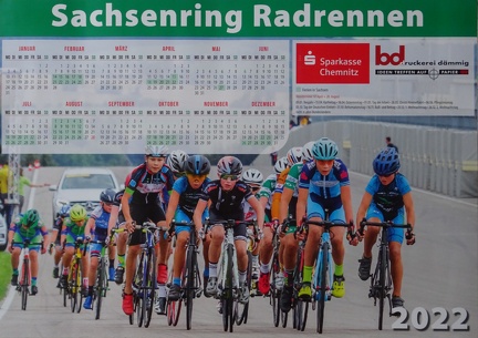 2022 Sachsenring Radrennen, Kalender