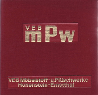 1979, VEB mPw, VEB Möbelstoff- u. Plüschwerke Hohenstein-Ernstthal