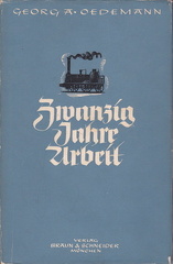 Oedemann, Georg A., 1941, Zwanzig Jahre Arbeit